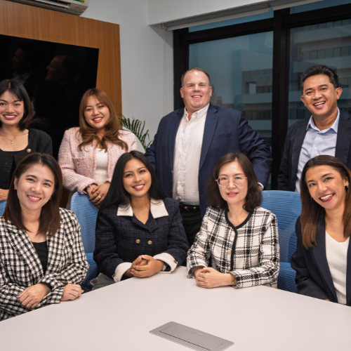 Our team in Thailand.