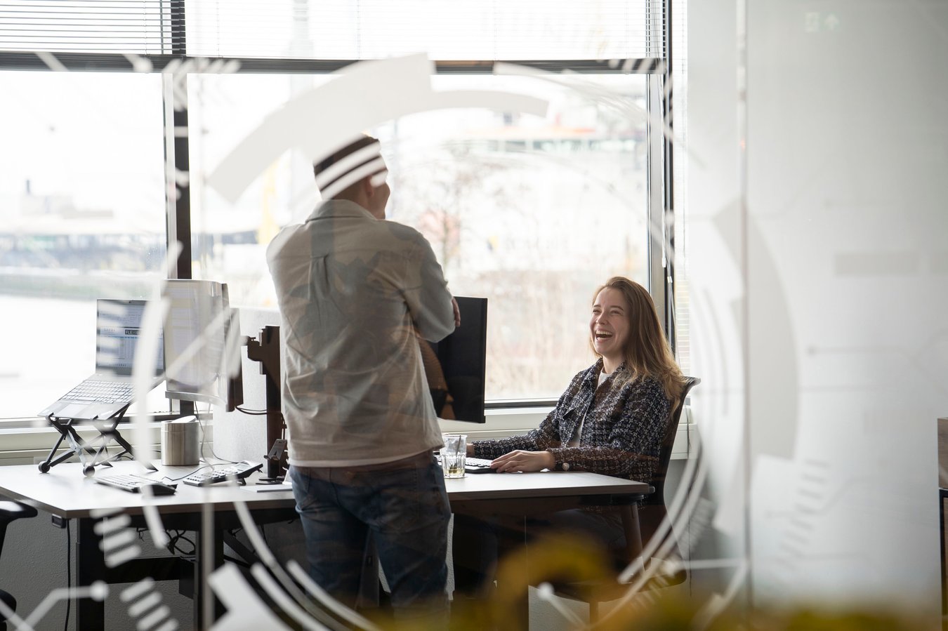 Caroz employees at the Rotterdam office